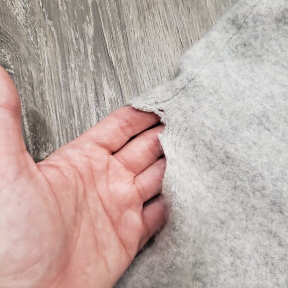 Autograph by Marks & Spencer Cashemere Sweater Dress Sz L Grey - Picture 7 of 10